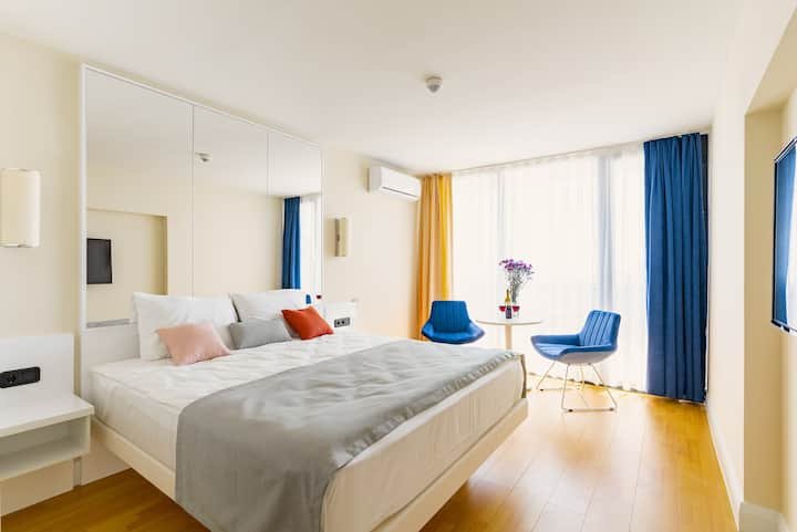 Sea view studio in Orbi City #4115 id-1073 - Batumi Vacation Rentals