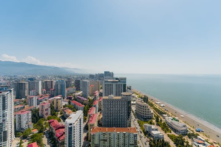 Sea view studio in Orbi City #4115 id-1073 -  rent an apartment in Batumi